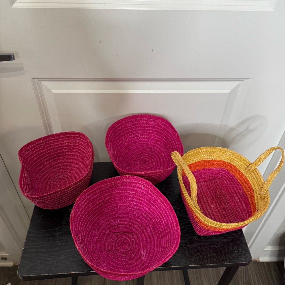 Girl baskets organization